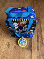 SONIC Childrens School Lunch Box / Bag Boys Girls Foil Lined 2 Compartments New