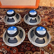 Quad Vintage 1975 Celestion G12S PS12 16ohm T1798 20w 12" Speaker Drivers 1970s