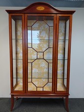 Edwardian style inlaid Glass Display Cabinet.