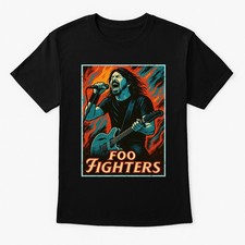 Foo Fighters Dave Grohl Comic Style Rock Art Unisex Adults & Kids T-Shirt