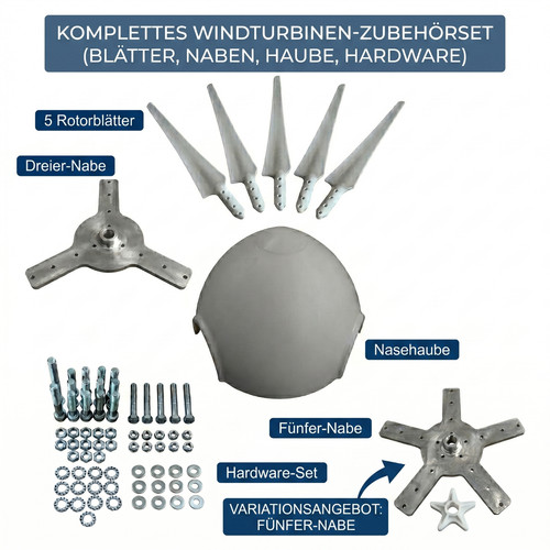 Wind turbine accessories set - wind,