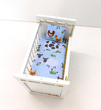 DOLLS HOUSE 1/12th COT / BED