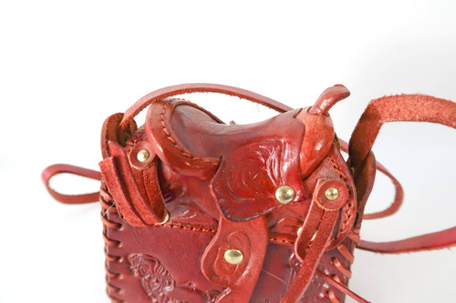 Vintage mexican tooled leather - vintage,
