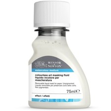 Winsor & Newton Colourless Art Masking Fluid for Watercolour Painting 75ml