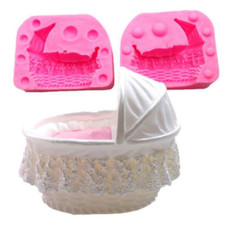 Baby cot crib silicone mould - cot/crib,