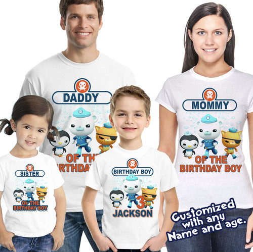 Octonauts birthday shirt - birthday,