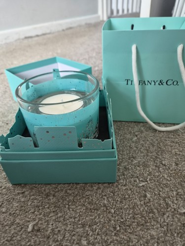 Tiffany blue glass jar - co.,