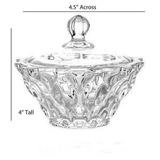 Diamond Candy Jar Glass Ware