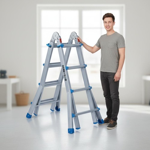 Multi position ladder foldable - ladder,