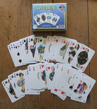 Sweden piatnik playing - sweden, cards