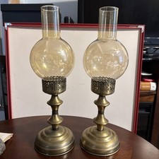 Vintage Pair 1940s Brass