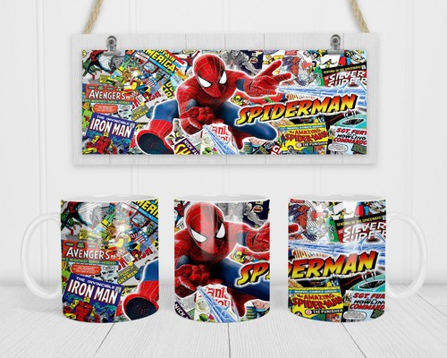 Spiderman mug marvel comic - spiderman,