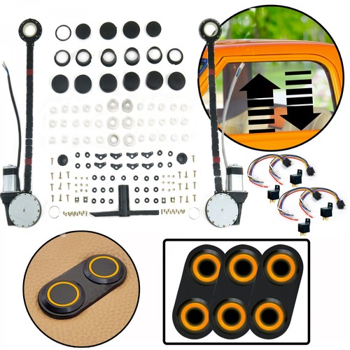 Door univ power window - window, kit