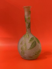 Superb Vase Galle Art Nouveau Maple Decor