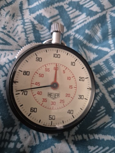 Heuer vintage stopwatch 100 - vintage, 1/100