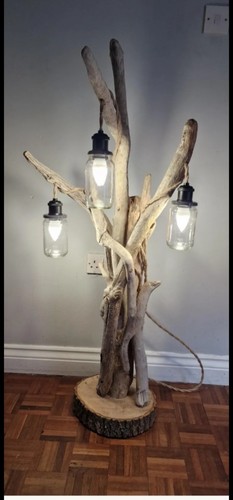Driftwood floor lamp - floor,