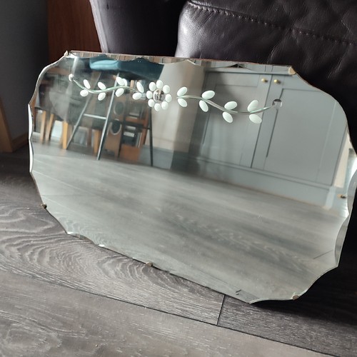 Vintage art deco - , etched