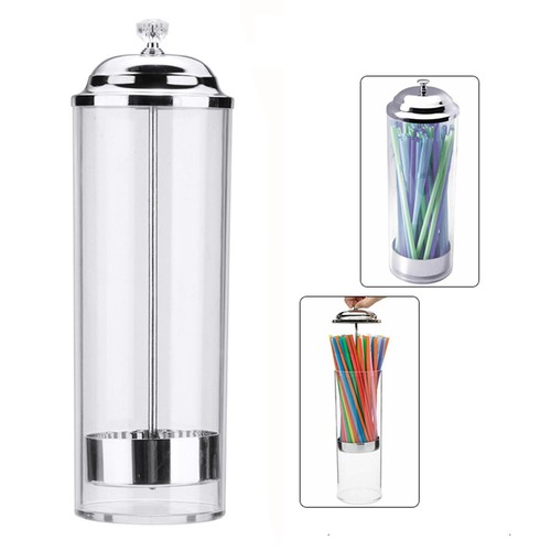 Plastic straw dispenser - straw,