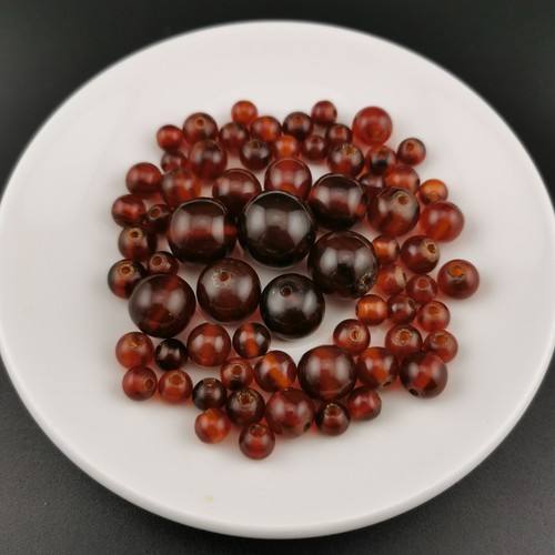 Antique marbled cherry amber - marbled,