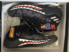 BAPE x Adidas Dame 4 Black Camo AP9975 UK 6 US 6.5 EU 39.5 2018 Rare