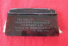 Vintage Tortoise Shell Design Advertising, Folding Hat or Clothes Brush