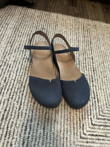 Dansko rowan navy blue nubuck - blue,