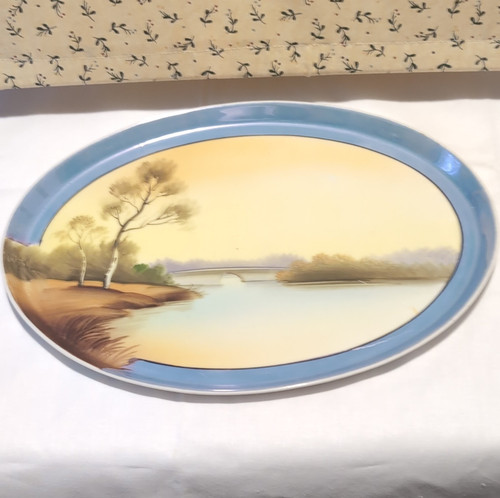 Noritake oval porcelain tree - oval,
