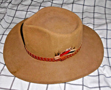 Akubra Wide Brim Hat Brown
