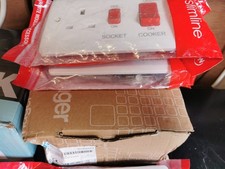 Double sockets, electrical accessories, cooker switch, cooker outlet, 45a switch