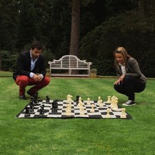 Large Outdoor Garden Chess Set