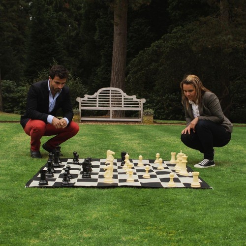 Large outdoor garden chess set - outdoor,