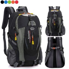 30L Hiking Camping Backpack Waterproof Large Rucksack Outdoor Sports Travel Bag