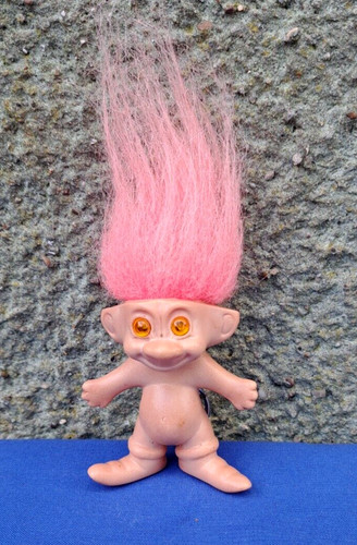 Vintage miniature troll doll - vintage,