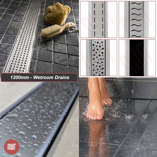 Stainless steel linear shower - stainless,