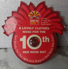 Vintage 2005 Red Nose Day 10th
