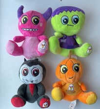 McDonalds Uk Halloween 2022 set of 4 Plush Soft Toys