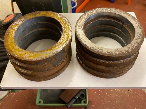 Steel rings suitable for - 8,