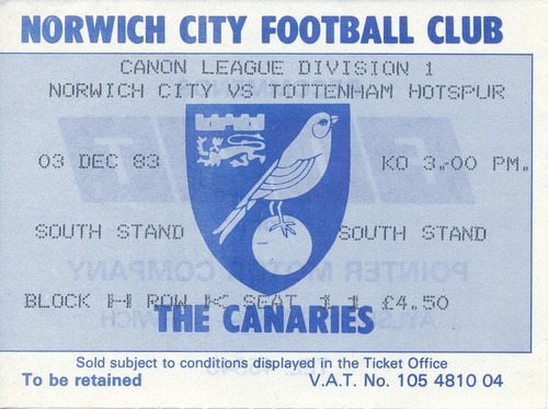 Ticket norwich city v - norwich,
