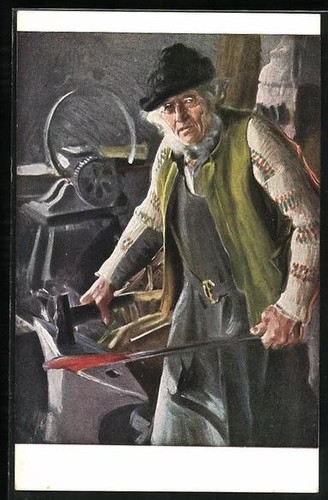 Artist old blacksmith at - artist-ak,