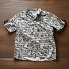Brava Fabrics x Playmobil shirt button up rare grey 