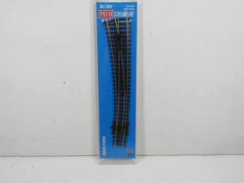 Peco 386 curved left hand - -,