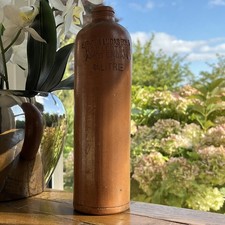 Vintage 3/4 Litre Erven Lucas Bols Het Lootsje Amsterdam Salt Glazed Gin Bottle