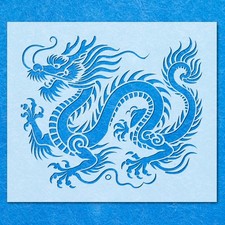 Chinese Dragon Stencil: Mylar