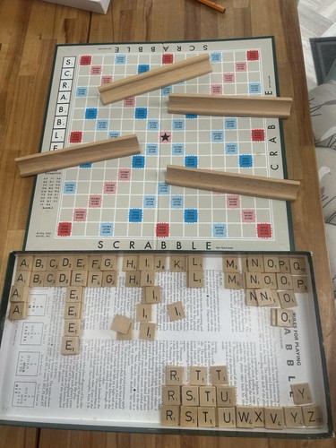 Scrabble original wooden - scrabble,