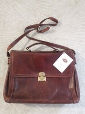 The Bridge Brown Leather Briefcase Excellent Condition