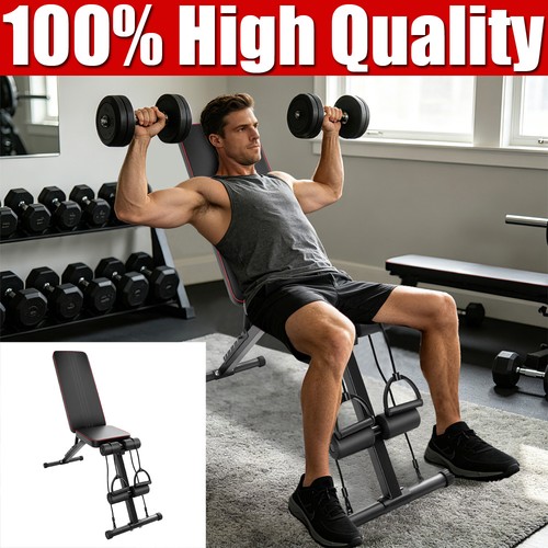 Adjustable weight bench - 6-in-1,