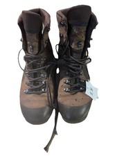 Meindl German Army UK 10 Tan Suede Brown Desert Military Combat Boots #18