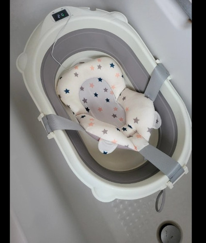 Homcom foldable baby bath tub - foldable,