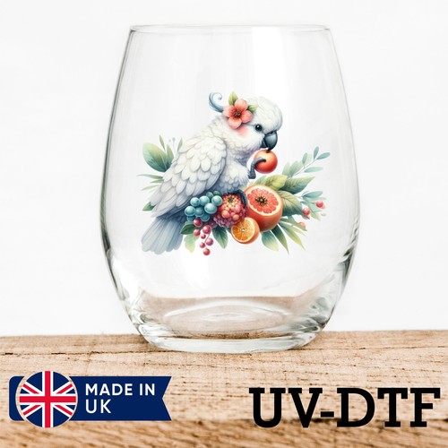 White cockatoo 8pcs - white, uv