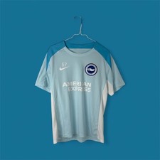Nike Brighton FC 24/25 Training T-shirt Blue - No.57 - Size Medium Slim Fit